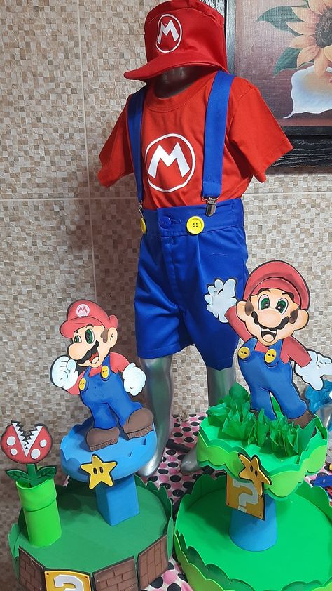 Trajes confeccionados con mucho amor @bycreaciones_Isas Mario Bros., Mario Bros, Mario