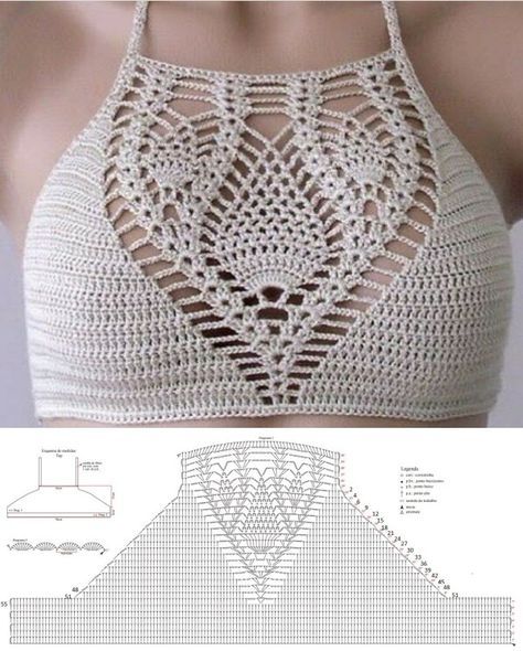 Crochet wrap top pattern