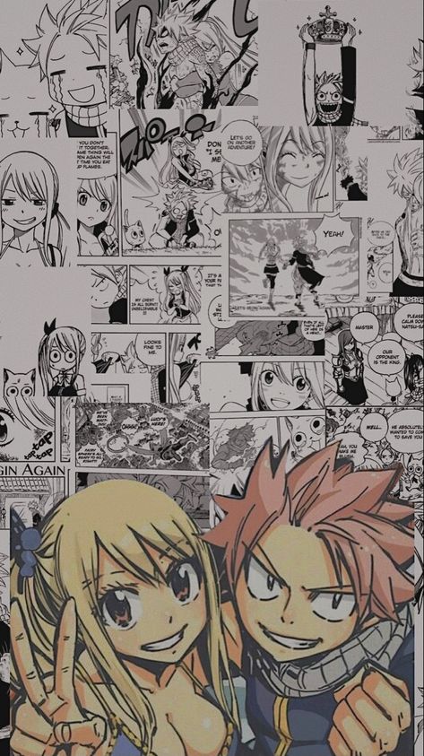 Fairytail Wallpaper Aesthetic, Natsu X Lucy Wallpaper, Fairy Tail Aesthetic Wallpaper, Lucy Heartfilia Wallpaper, Natsu And Lucy Wallpaper, Nalu Wallpaper, Manga Wallpaper Aesthetic, Fairy Tail Wallpaper Aesthetic, Fairy Tail Aesthetic