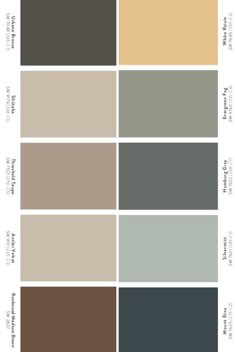 colormix 2023 from sherwin-williams | @meccinteriors | design bites Mount Etna Sherwin Williams, Sherwin Williams Color Palette, Mount Etna, Sherwin Williams Colors, Color Of The Year, Color Collection, Sherwin Williams, Earth Tones, Color Palettes