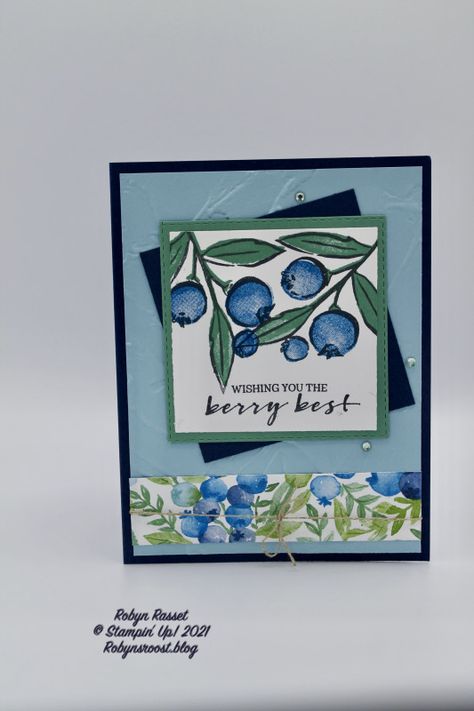 Blueberry Blessings One Sheet Wonder, Family Event, Ink Stamps, Paper Pumpkin, Stamping Up, Baby Cards, Flower Cards, Stampin Up Cards, Homemade Cards