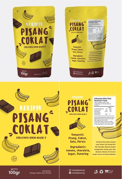 Unofficial Design Package Rollup Design, Chip Packaging, Biscuits Packaging, Product Label Design, Packaging Snack, Chocolate Packaging Design, Packaging Template Design, Packaging Label Design, Desain Buklet