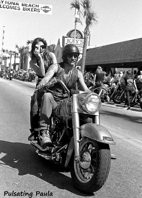 THE PHOTOGRAPHY OF PULSATING PAULA PART II | 1980s DAYTONA BEACH BIKE WEEK | The Selvedge Yard Elvis Artwork, Biker Party, Biker Photos, Epic Photography, Daytona Beach Bike Week, Search Google, Beach Bike, Bike Week, Daytona Beach