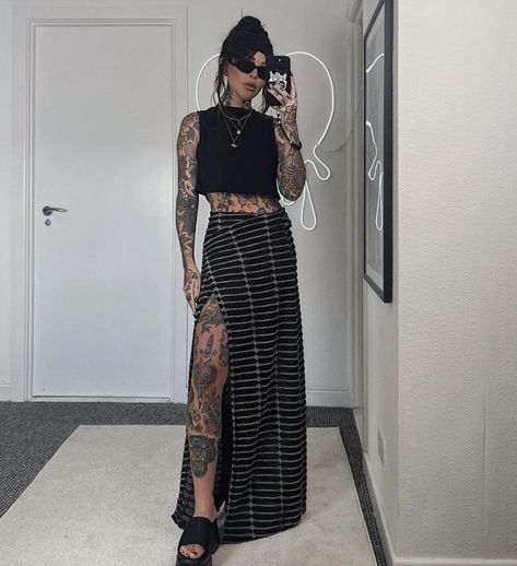 Stitch Fix | Personal Styling for Women & Men Hot Weather Goth Outfits, Goth Cruise Outfits, Goth Vacation Outfit, Goth Summer Aesthetic, Summer Gothic Outfits, Goth Beach Outfit, Emo Summer Outfits, Edgy Outfits Summer, Goth Summer Outfits