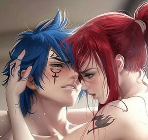 Fairy Tail Anime Couples, Erza X Jellal, Fairy Tail Erza Scarlet, Jellal And Erza, Fairy Tail Images, Fariy Tail, Dark Warrior, Fairy Tail Lucy, Fairy Tail Art