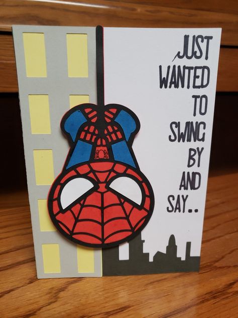 Diy Marvel Birthday Card, Marvel Card Ideas, Spiderman Birthday Drawing, Spider Man Birthday Card Ideas, Spider Man Birthday Cards, Spiderman Birthday Cards Handmade, Birthday Card Spiderman, Spider Man Card Ideas, Spiderman Birthday Card Ideas