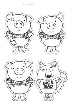 Fotos De Domenica Pensamiento En Actividades De Las Vocales 3 Little Pigs Activities, Houses Coloring Pages, Three Little Pigs Story, Rhyming Preschool, Nursery Rhyme Crafts, Fairy Tales Preschool, Lavinia Pop, Fairy Tale Activities, Nursery Rhymes Preschool