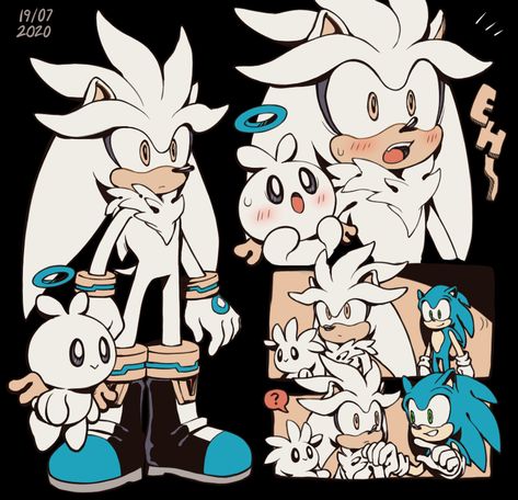 mndpn on Twitter: "like father, like son… " Papa And Son, Sonic Friends, Silver The Hedgehog, Sonic 3, Blue Hedgehog, Sonic Franchise, Sonic Adventure, Hedgehog Art, Sonic And Shadow