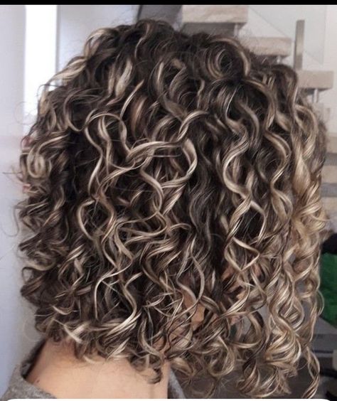 Curly Hair For School, Wavy Mid Length Hair, Short Curly Hair Styles, Quick Curly Hairstyles, Hair For School, Dyed Curly Hair, Natural Curly Hair Cuts, Highlights Curly Hair, Layered Curly Hair