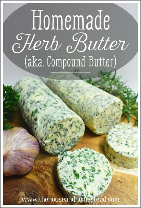 This homemade herb butter is versatile and easy to make. Plus, it's a fantastic way to preserve your fresh summer herbs to enjoy all year long! #herbbutter #compoundbutter Freezing Fresh Herbs, Veggie Christmas, Compound Butter Recipe, Flavored Butter Recipes, Butter Recipes Homemade, Cooking With Fresh Herbs, Fresh Herb Recipes, Compound Butters, Flavored Butters