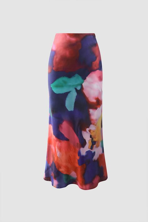 This item is In Stock We will ship your item right away. Details Occasion Casual, Vacation Category Bottoms Composition 100% Polyester Sheer Not Sheer Color Multicolor Size & Fit Measured in sizeS Waist:26.8" Hip:33.9" Fit:Regular Fit Stretch:Low Stretch Pattern Skirt Outfit, Brunch Garden, Velvet Bustier, Mesh Maxi Skirt, Best Friend Outfits, Pattern Skirt, Satin Midi Skirt, Friend Outfits, Simple Trendy Outfits