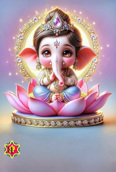 Ganesh Chaturthi Creative, Ganesha Wallpaper, Baby Murugan Paintings, Saraswati Picture, Cute Pics For Dp, Photos Of Ganesha, Digital Graphics Art, Hd Flower Wallpaper, Shri Ganesh Images