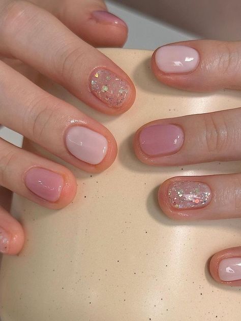 Short Pink Nails, Hello Nails, Hippie Nails, Short Gel Nails, Subtle Nails, Simple Gel Nails, Her Nails, Pretty Gel Nails, Cute Gel Nails