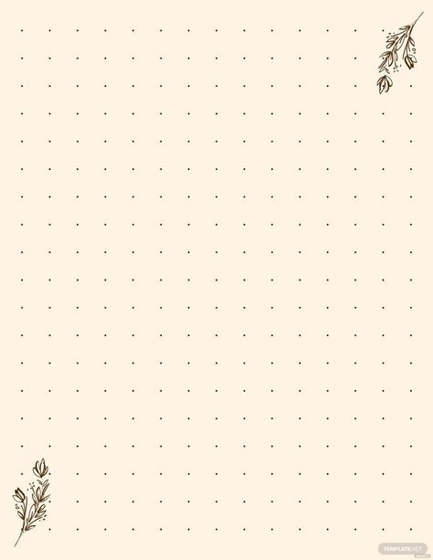 Paper Template Design, Lined Paper Template, Notebook Paper Template, Paper Grid, Grid Notebook, Dot Grid Notebook, Dot Grid, Bullet Journal Doodles, Journal Doodles