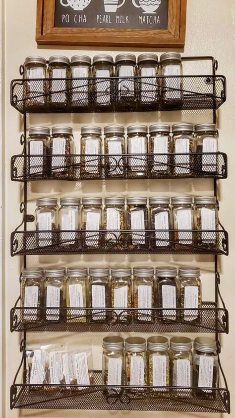 Creative Loose Leaf Tea Storage Ideas to Organize Your Tea Time Loose Tea Organization, Tea Storage Ideas, Loose Leaf Tea Storage, Tea Organizer, Tea Box Storage, Tea Cabinet, Tea Organization, Tea Station, Home Storage Solutions