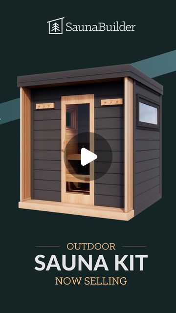 Sauna Builder 🇨🇦 Authentic Scandinavian Saunas on Instagram: "Ain’t she a beaut?! 🔥  We get so many questions about how to build your own sauna at home and Anga solves that problem.  Our comprehensive ebook and video instructions make it so simple, you’ll be able to build a sauna of your own in a weekend.   Comment ‘Anga’ for all the details." Home Made Sauna, How To Build A Sauna, Small Sauna Ideas, Sauna Build, Diy Sauna Outdoor, Home Sauna, Homemade Sauna, Diy Sauna, Scandinavian Saunas