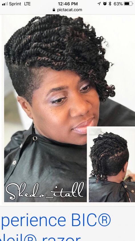 Braids with short sides Tapered Braids Shaved Sides, Shaved Sides With Twists, Short Crochet Hairstyles With Shaved Sides, Braids On Tapered Hair, Braids With Short Sides, Braids With Tapered Sides And Back, Short Braids With Shaved Sides, Crochet Styles With Shaved Sides, Short Locs Shaved Sides