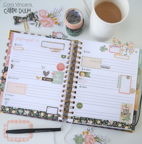 Happy Planner Setup Ideas, Planner Cover Page, Simple Planner Setup, Diy Planner Notebook Layout, Planner Cover Design Ideas, Diy Happy Planner Cover, Moterm Planner Setup, Agenda Vintage, Happy Planner Goals Page