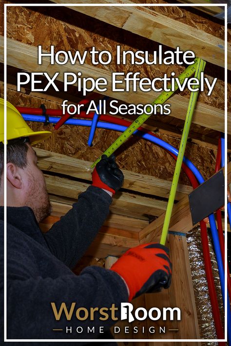 How to Insulate PEX Pipe Effectively for All Seasons Pex Manifold System, Pex Plumbing Manifold, Water Pipes Plumbing, Pex Plumbing Diy, Pex Manifold, Pex Tubing Projects, Diy Insulation, House Plumbing, Pex Plumbing