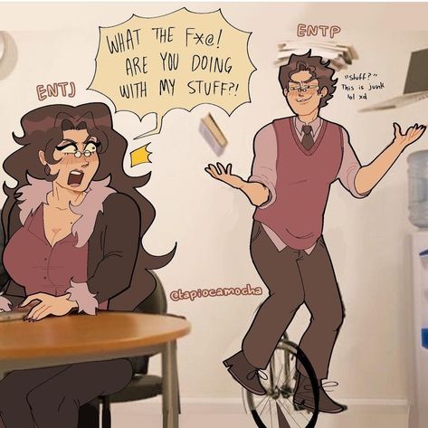 "Entj then disposed of her brother. The end 🤍"-the artist lmao - Credit: @tapiocamocha Entj Entp, Intj T, Mbti Types, Mbti Relationships, Mbti Character, Myers–briggs Type Indicator, Myers Briggs Type, 16 Personalities, Mbti Personality