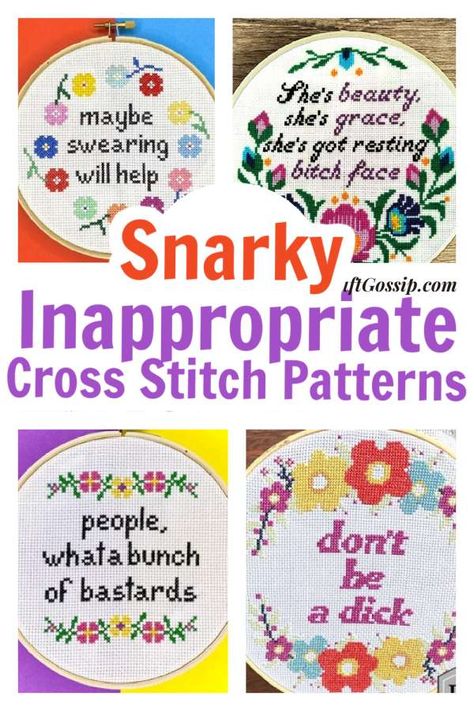 Saucy Cross-Stitch Patterns: Not for the Sensitive – Cross-Stitch Halloween Cross Stitch Charts, Free Cross Stitch Designs, Halloween Text, Unique Cross Stitch, Cross Stitch Tutorial, Cross Stitch Quotes, Stitch Quote, Funny Cross Stitch Patterns, Cross Stitch Freebies