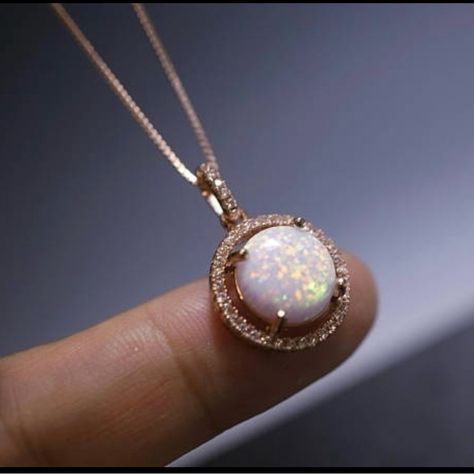 Stone Fire Opal Gold Plated. Every Piece Has Its Own Individuality. May Differ Slightly In Sparkle And Have Some Differences From As Seen In Screen I#:0054 Gold Opal Jewelry, Opal Necklace Gold, Opal Birthstone, Fire Opal Necklace, Colored Stone, Opal Stone, Pink Quartz, Opal Necklace, Pendant Bracelet