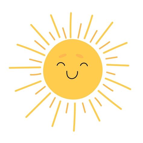 Smiley Face Sun Tattoo, Happy Drawing Ideas Smile, Smiling Sun Tattoo, Positive School Quotes, Croissant Tattoo, Sun Cartoon, Happy Icon, Sunshine Logo, Smiley Sun