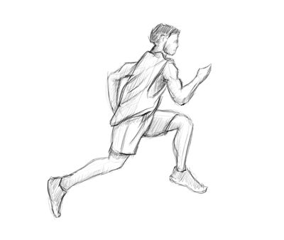 How to draw a person running Figure In Motion, Action Drawing, Draw A Person, Running Drawing, Drawing Figures, Side View Drawing, Running Art, Storyboard Drawing, Person Running