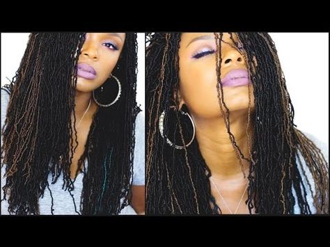 MICRO LOCS CROCHET BRAIDS  SISTER LOCS (FAUX) [Video] via @blackhairinfo Micro Faux Locs Crochet, Faux Sister Locs Crochet, Micro Locs Crochet, Black Hairstyles Crochet, Crochet Braid Pattern, Faux Locs Styles, Micro Braids Hairstyles, Dread Head, Hype Hair