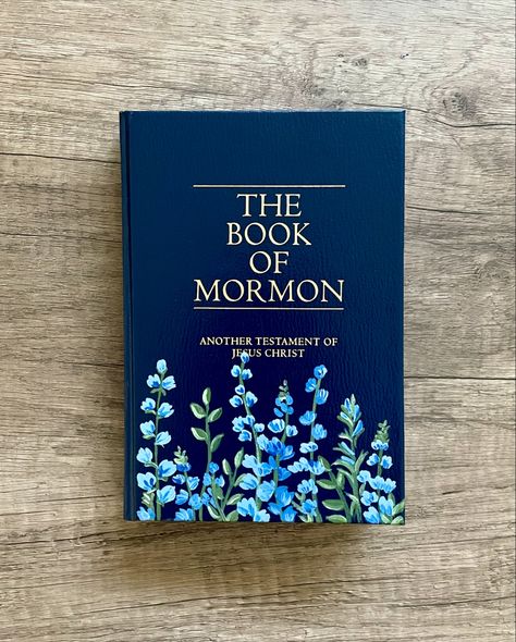 Texas bluebells 💙 Painted Book Of Mormon, Book Of Mormon Scriptures, Mormon Scriptures, Scripture Study Lds, Scripture Painting, Tips For Painting, Church Activities, The Book Of Mormon, Scripture Study