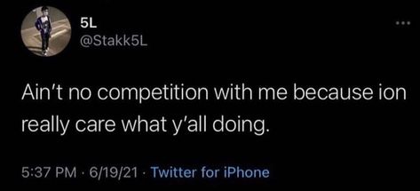 Twitter, tweets, black twitter, dark mode tweets, competition, self-motivation, hustle, grind, own lane, loner, focused, self, self-care, bossbabe Twitter Quotes Focus On Yourself, Loner Tweet, Loner Twitter Quotes, Dark Mode Tweets, Grind Tweets, Loner Quotes, Grind Mode, Competition Quotes, Grind Motivation