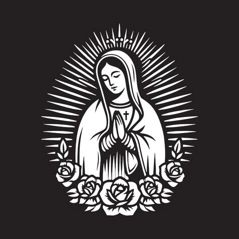 Mexican Vector Art, Virgin Mary Clipart, Virgin Mary Svg, Virgin Mary Outline, Congratulations Graduation Image, Mother Of Christ, Mother Mary Pictures, Graduation Images, Congratulations Graduation