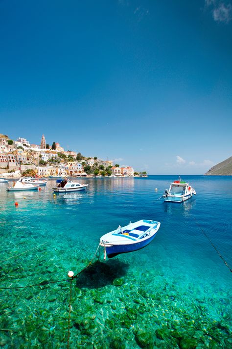 Symi Greece, Greek Islands To Visit, Greek Heritage, Dodecanese Islands, Best Greek Islands, Islands To Visit, The Three Graces, Italian Village, Three Graces