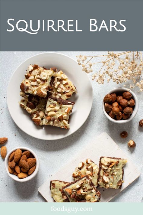 Mixed Nuts Recipes Baking, Nutty Squirrel Bars, Chewy Nutty Squirrel Bars, Good Lunches, Chewy Bars, Raw Peanuts, Lunch Meals, Recipes Cupcakes, 2023 Recipes