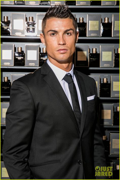 Cristiano Ronaldo Strips Down for His Fragrance Commercial: Photo #3457664. Cristiano Ronaldo looks so hot in his suit while attending the launch event for his debut fragrance, Cristiano Ronaldo Legacy, on Wednesday night (September 9) in… Cristiano Ronaldo Birthday, Ronaldo Birthday, Cristiano Ronaldo Style, Cristiano Jr, Ronaldo Photos, Cristiano Ronaldo Portugal, Ronaldo Pictures, Fragrance Ad, Cristino Ronaldo