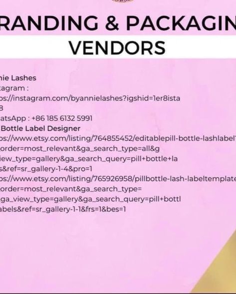 VENDORS FOR YOUR BUSINESS! CHECK THESE OUT NOW! ✨

#fashion #clothing #beauty #cosmetics #branding #online #brb #vendors #commerce #shopify #wix #lashes #business #businesses #womenowned #blackowned #shoes #sneakers #accessories Cute Business Logo Ideas, Small Business Plan Ideas, Sneakers Accessories, Cosmetics Branding, Wholesale Clothing Vendors, Clothing Vendors, Lashes Business, Business Plan Example, Vendor List