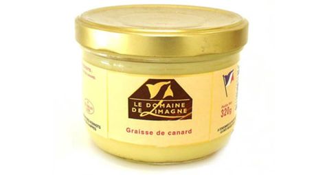 This question is completely off-topic during Eating Light month, but what the heck. We’re here for you. Breanne has a problem: she was gifted some duck fat and she doesn’t know what to do with it. Can we help her out? Yes, we can.My roommate brought me a jar of duck fat from his recent trip to France. I am totally grossed out but he seems so excited by it so I’m willing to give it a shot. How do I use it? Salmon Potato, Trip To France, Waffle Cookies, Lunch Appetizers, Lasagna Pasta, Duck Fat, Eating Light, Grilling Tips, Rice Ingredients