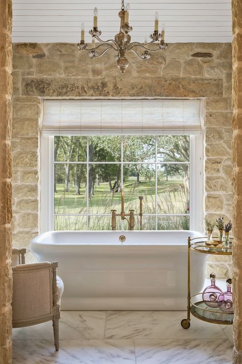 River House by Fern Santini | 1stDibs Fern Santini, Ranch Style Farmhouse, White Farmhouse Exterior, Bathroom Retreat, Bad Inspiration, Farmhouse Inspiration, Country Bathroom, Bathroom Redo, Country Style Homes