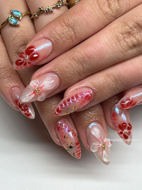 3d Flower Nails, Summery Nails, Purple Nail, Nail Jewelry, Fire Nails, Classy Nails, Pretty Acrylic Nails, Floral Nails, Chic Nails