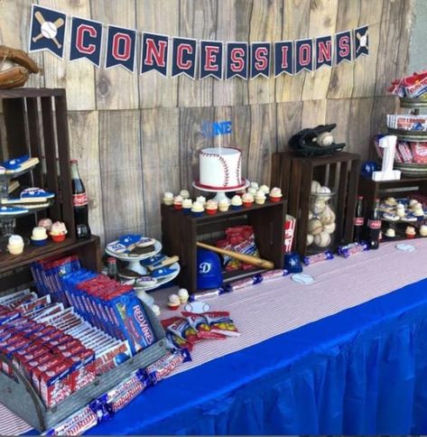 Baseball Rookie of the Year Little Slugger My Rookie Year - Etsy Baseball Concessions, Baseball Theme Birthday Party, Concessions Banner, Baseball Theme Birthday, Baseball Baby Shower Theme, Baseball First Birthday, Sports Baby Shower, Baseball Theme Party, Boys First Birthday Party Ideas