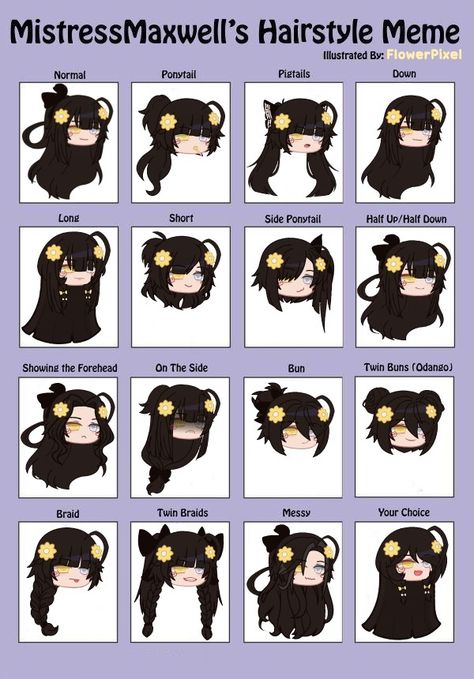 Hairstyles For Gacha Club, Long Gacha Hair Ideas, Gacha Hair Accessories Ideas, Short Gacha Hair Ideas, Wolfcut Gacha Club, Gacha Life Short Hair, Hair For Gacha Club, Gacha Club Female Hair Ideas, Gacha Hairstyle Ideas