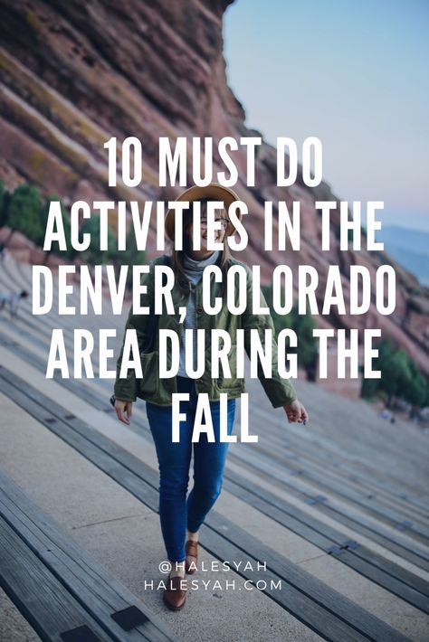 10 Must Do Activities in the Denver, Colorado Area during the Fall with Briggs and Riley – Halesyah Colorado Fall Outfits, Autumnal Activities, Weekend In Denver, Denver Activities, Gary Snyder, Concert Venues, Visit Denver, Denver Travel, Colorado Fall