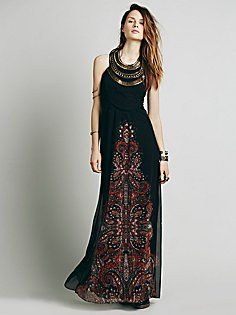 Long Dresses Casual Maxi, Free People Maxi, Style Hijab, Free People Clothing Boutique, Maxi Gown Dress, Chiffon Maxi Dress, Boho Maxi, Maxi Gowns, Fashion Over 40