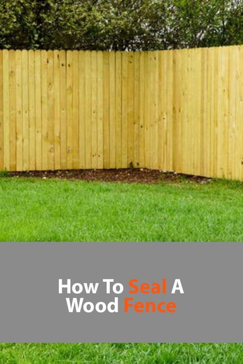 How To Seal A Wood Fence, Fence Sealer, Pool Stains, Sealing Wood, Redwood Fence, Wood Picket Fence, Wood Privacy Fence, Sawn Timber, Outside Paint