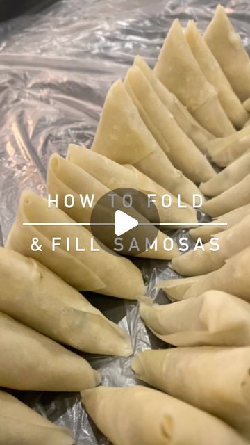 Samosa Recipe Videos, How To Fold Samosas, Samosa Recipes, Instagram Basics, Easy Samosa Recipes, How To Make Samosas, Batch Meals, Grilled Kabob Recipes, Grilling Kabobs