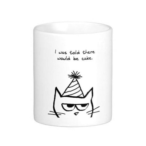 Birthday Pottery, Mug Painting Ideas, Mug Painting, Punny Cards, Angry Cat, Painted Mugs, Cat Coffee Mug, Cute Coffee Mugs, Birthday Mug