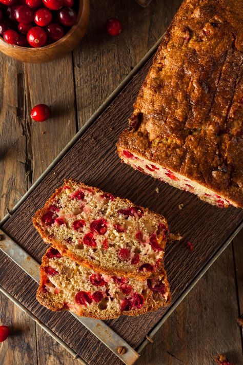 Barefoot Contessa Cranberry Orange Bread - Ina Garten Eats Ina Garten Cranberry Bread, Orange Date Nut Bread, Cranberry Orange Nut Bread Recipe, Ocean Spray Cranberry Bread, Fresh Cranberry Desserts, Cranberry Orange Nut Bread, Buttermilk Eggs, Cranberry Orange Loaf, Orange Cranberry Bread