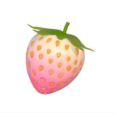 Pink 3d Icon, Strawberry Png, Carrd Png, Emoji Stickers Iphone, Ios Emoji, Fruit Icons, Card Png, Iphone Stickers, Whatsapp Wallpaper Cute