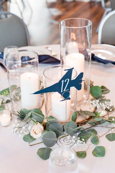 Ldr Wedding Theme, Plane Themed Wedding, Aviation Wedding Theme, Air Force Decor, Pilot Wedding, Airplane Wedding, Air Force Wedding, Aviation Wedding, Aviation Theme