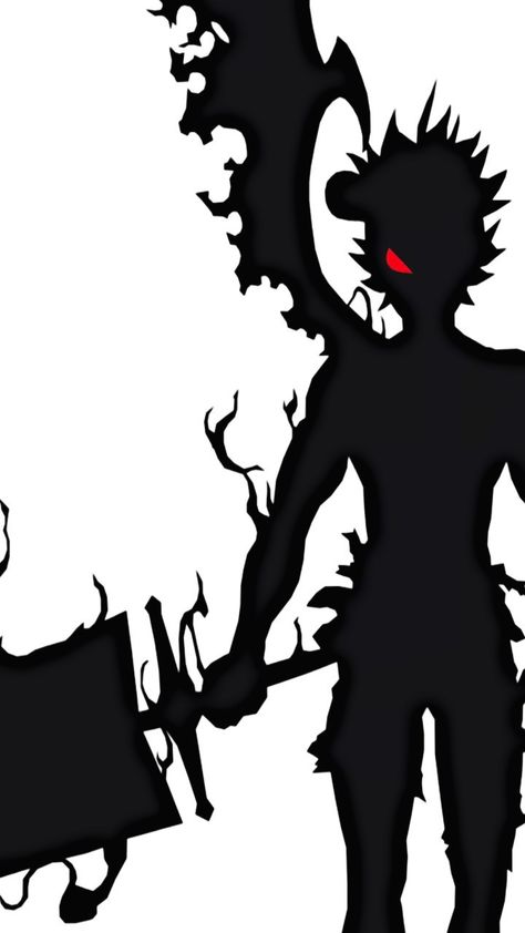 Black Clover Eyes, Black Clover Asta Demon Form, Asta Demon Form Wallpaper, Asta Tattoo, Demon Asta, Asta Demon, Anime Silhouette, Demon Form, Action Pictures